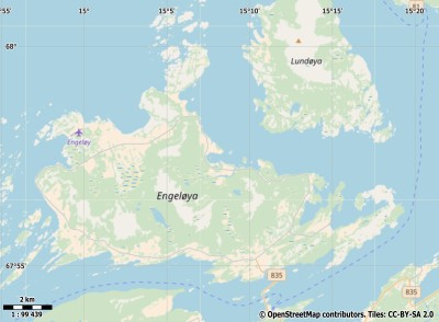 Engeløya kaart