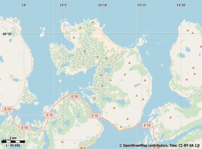 Gimsøya kaart