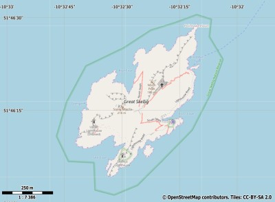 Skellig Rock Great kaart