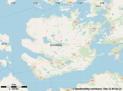 Gurskøya kaart