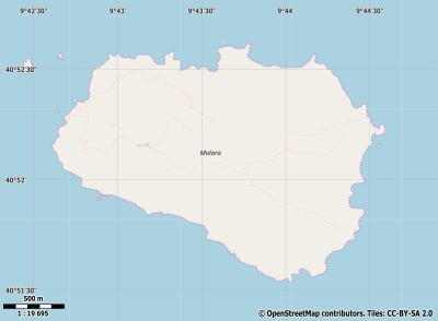 Molara kaart