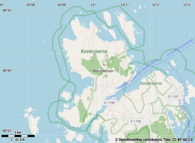 Nord-Koster kaart