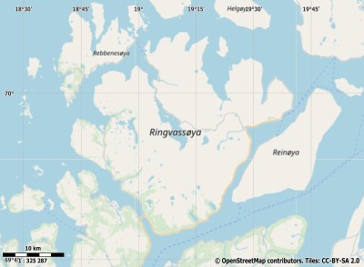 Ringvassøya kaart