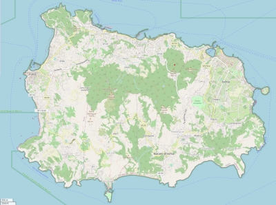 Ischia kaart