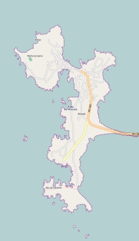 Isla de Arosa kaart