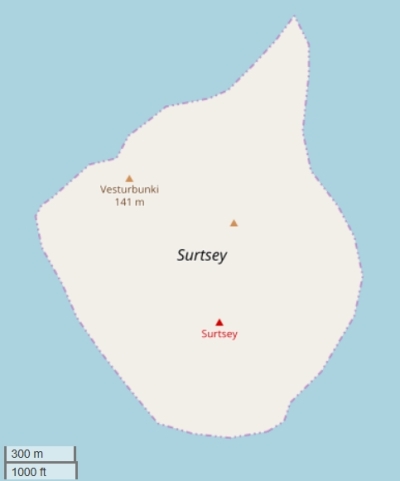 Surtsey kaart