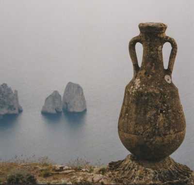 foto klippen rond eiland capri