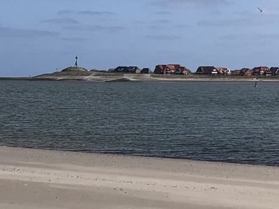 foto  baltrum gezien vanaf oostzijde norderney 2022