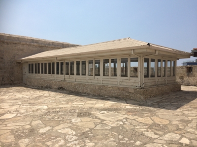 foto  dak van kasteel van limassol cyprus
