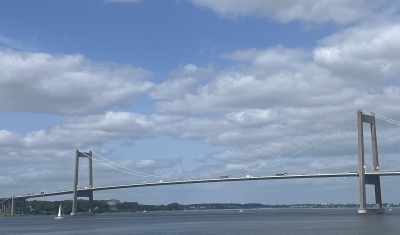 foto den nye lillebaeltsbro brug van fyn naar jutland 2024 funen