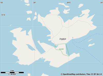 Ingøya kaart