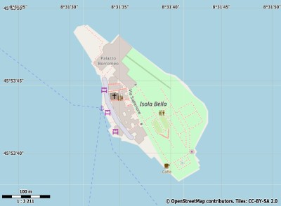 Isola Bella kaart