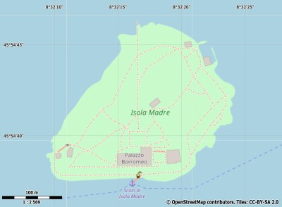 Isola Madre kaart