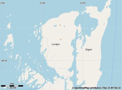 Lurøya kaart
