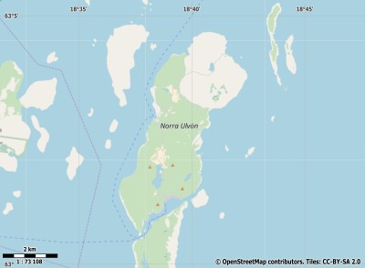 Norra Ulvön kaart