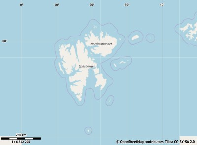 Spitsbergen kaart