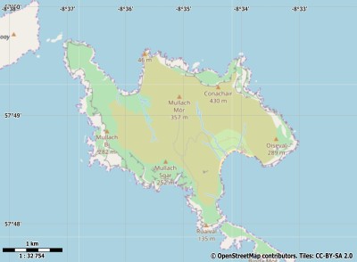 St Kilda or Hirta kaart