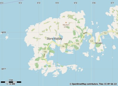 Stora Kalsøy kaart