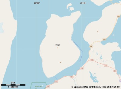 Uløya kaart
