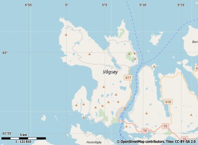 Vågsøy kaart