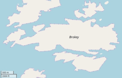 Brokey kaart
