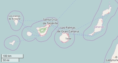 Canarische Eilanden kaart