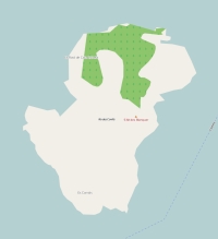 Conejera (Cabrera-archipel) kaart