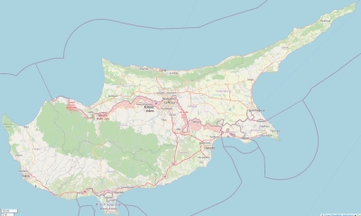 Cyprus kaart
