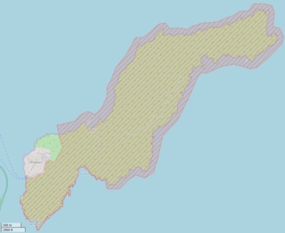 Île du Levant kaart