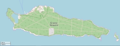 Île Sainte-Marguerite kaart