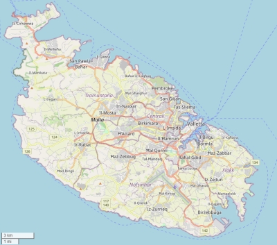 Malta kaart